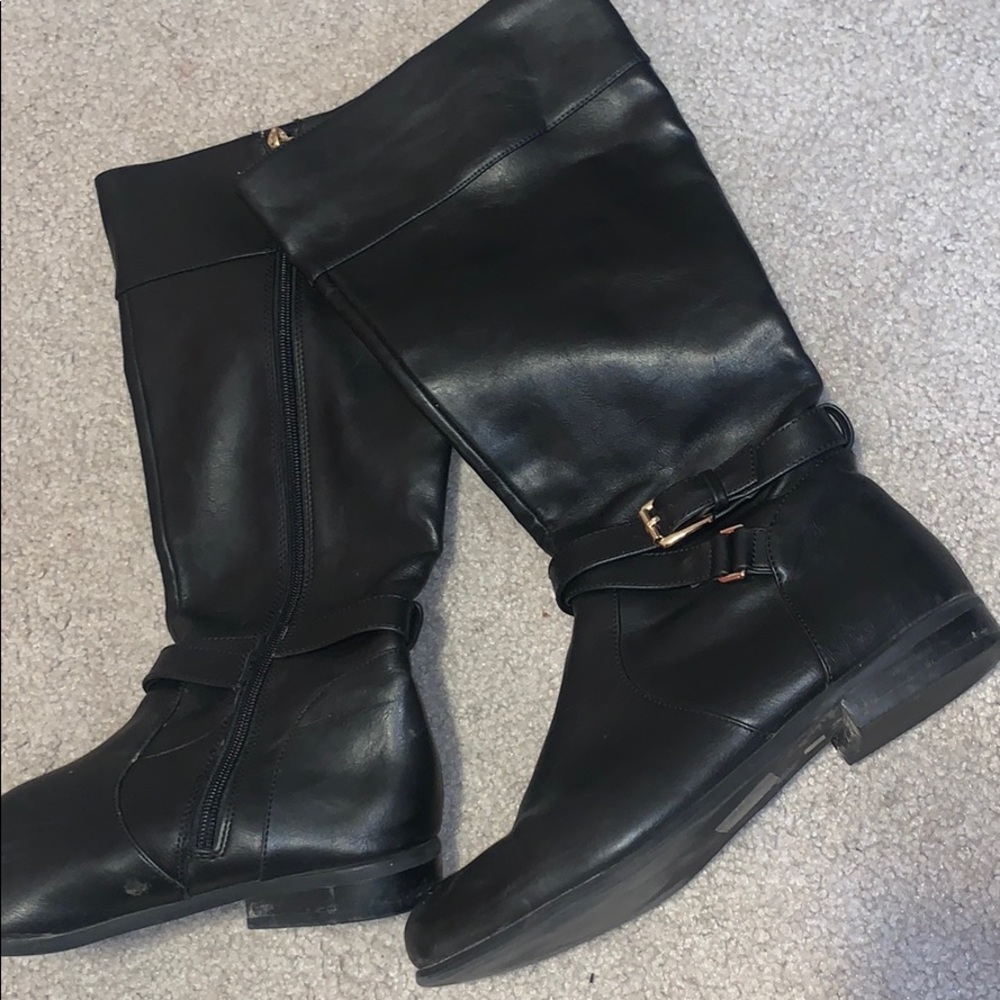 Banana Republic Black Riding Boots 8.5